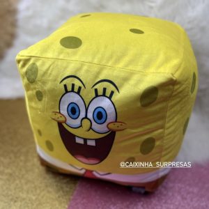 ALMOFADA QUADRADA BOB ESPONJA