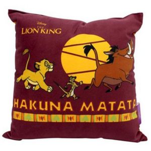 MINI ALMOFADA HAKUNA MATATA - O REI LEÃO