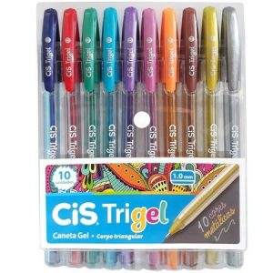 CANETA CIS TRIGEL - CORES METÁLICAS