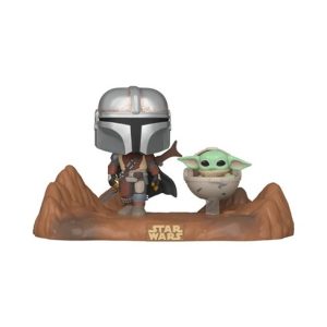 FUNKO POP MANDALORIANO COM GROGU NA NAVE (390) - THE MANDALORIAN