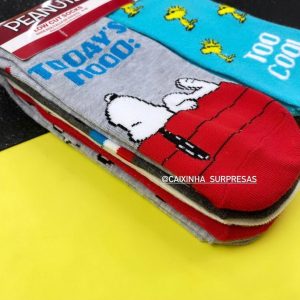 KIT 10 PARES DE MEIAS SNOOPY- IMPORTADO