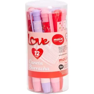 CANETA BORRACHA LOVE HEART