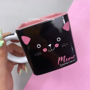 CANECA QUADRADA GATINHO