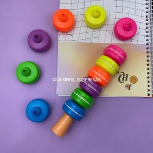 KIT MARCA TEXTO MACARONS NEON