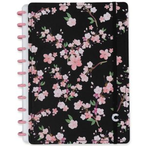 CADERNO GRANDE BY GOCASE CLASSICAL ROSE BLACK– CADERNO INTELIGENTE