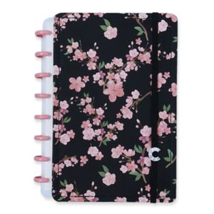 CADERNO A5 BY GOCASE CLASSICAL ROSE BLACK- CADERNO INTELIGENTE