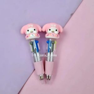 MINI CANETA 4 CORES MY MELODY- HELLO KITTY