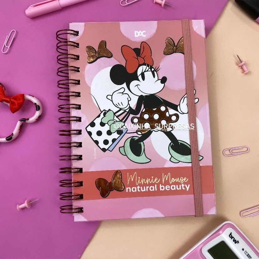 MINI CADERNO SMART 80 FOLHAS - MINNIE MOUSE