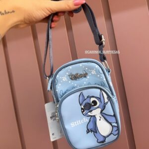 BOLSA DE OMBRO STITCH - IMPORTADO