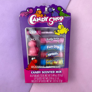 KIT LIP BALM DA CANDY SHOP - IMPORTADO