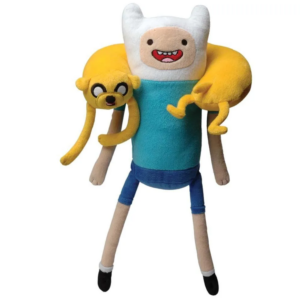 BONECO PELÚCIA ANIMATRÔNICO FINN E JAKE - ADVENTURE TIME