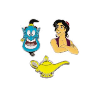 CONJUNTO DE PIN DE METAL - ALADDIN - DISNEY