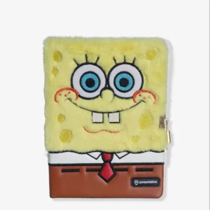 CADERNO DIÁRIO PELÚCIA - BOB ESPONJA