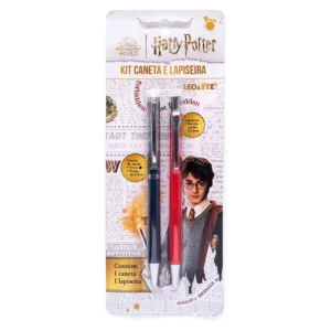 KIT CANETA E LAPISEIRA - HARRY POTTER