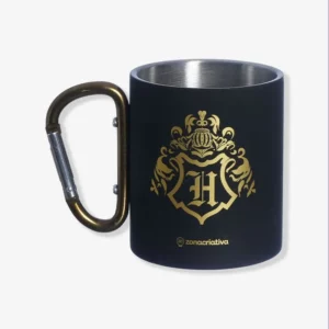 CANECA COM MOSQUETÃO HOGWARTS - HARRY POTTER