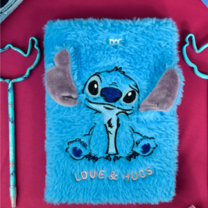 CADERNO PELÚCIA FLUFFY STITCH