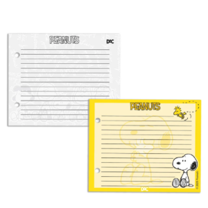 MINI CADERNO ARGOLADO SNOOPY