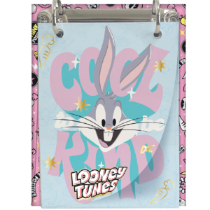 MINI CADERNO ARGOLADO LOONEY TUNES