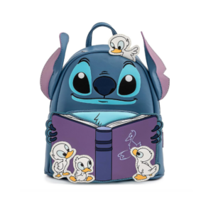 MOCHILA LOUNGEFLY STITCH COM PATINHOS– IMPORTADO