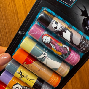 KIT 8 LIP BALM JACK SKELLINGTON - IMPORTADO