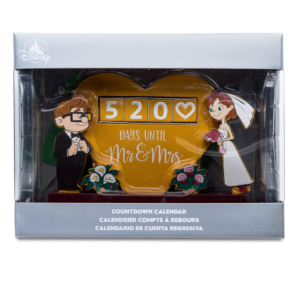 CALENDÁRIO DE CONTAGEM REGRESSIVA PARA CASAMENTO UP, ALTAS AVENTURAS - DISNEY PARKS