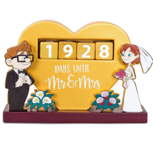 CALENDÁRIO DE CONTAGEM REGRESSIVA PARA CASAMENTO UP, ALTAS AVENTURAS - DISNEY PARKS
