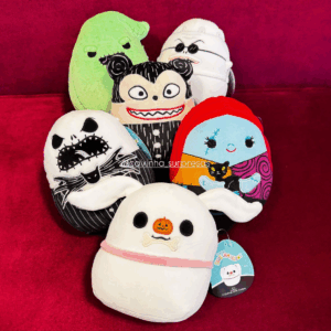 KIT COM 6 SQUISHMALLOWS DE O ESTRANHO MUNDO DE JACK - IMPORTADO