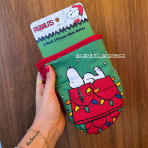 KIT 02 LUVAS DE COZINHA SNOOPY - IMPORTADO