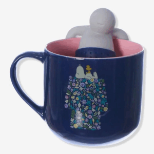 CANECA COM INFUSOR DE CHÁ SNOOPY