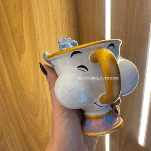 CANECA ZIP COM COLHER (A BELA E A FERA) - DISNEY PARKS