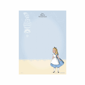 PAPEL DE CARTA ALICE NO PAÍS DAS MARAVILHAS